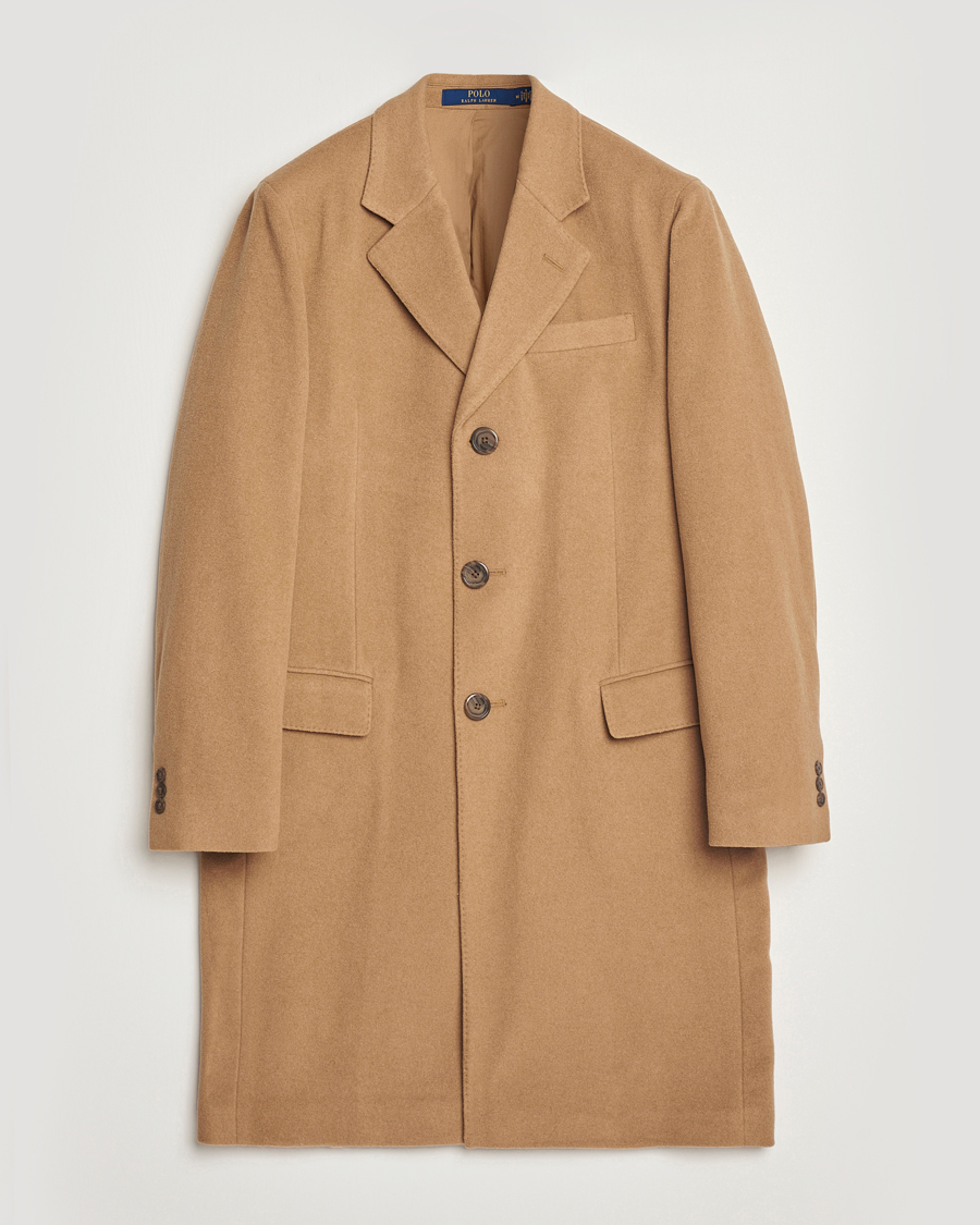 Mies | Takit | Polo Ralph Lauren | Paddock Wool Coat Camel