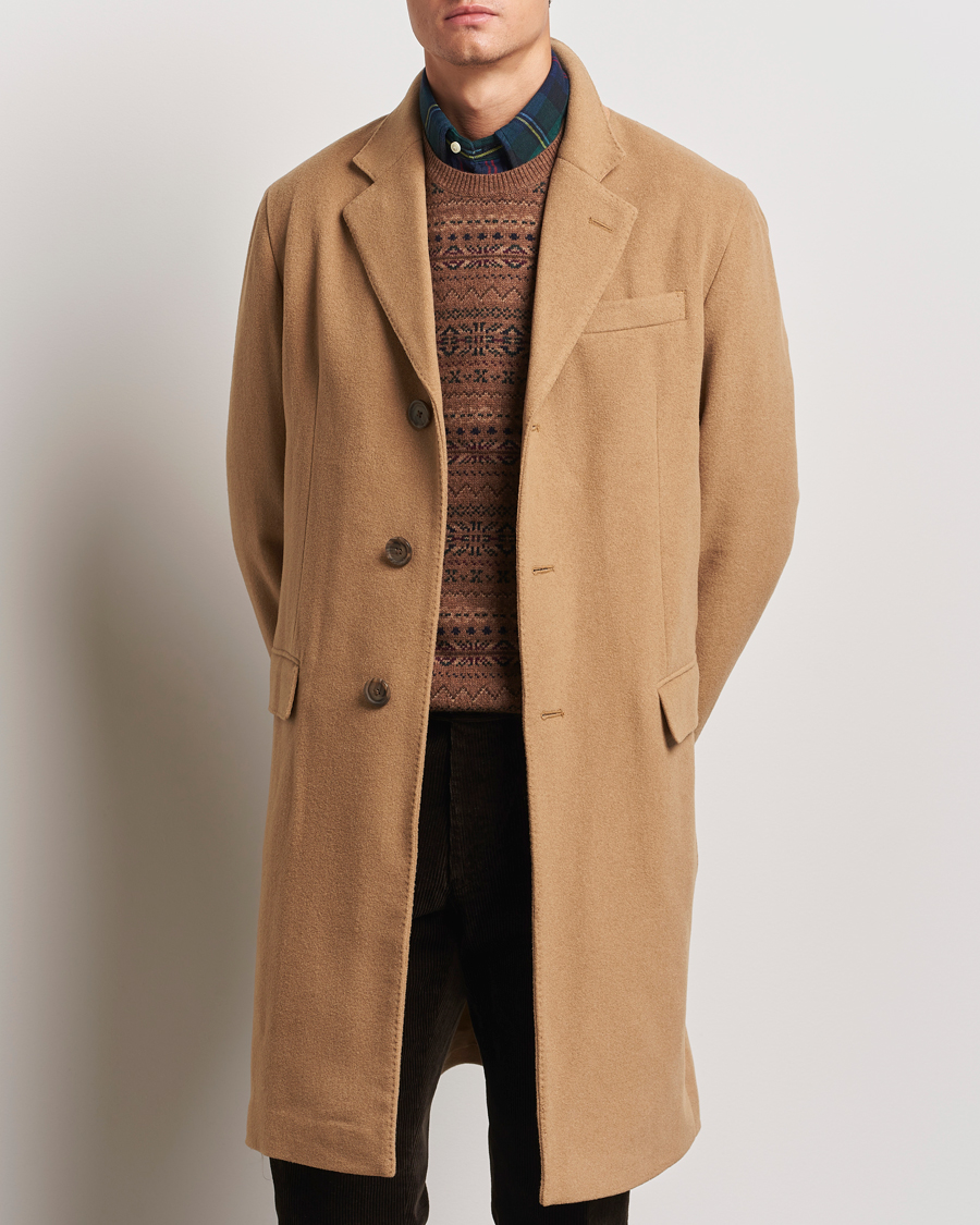 Mies | Takit | Polo Ralph Lauren | Paddock Wool Coat Camel