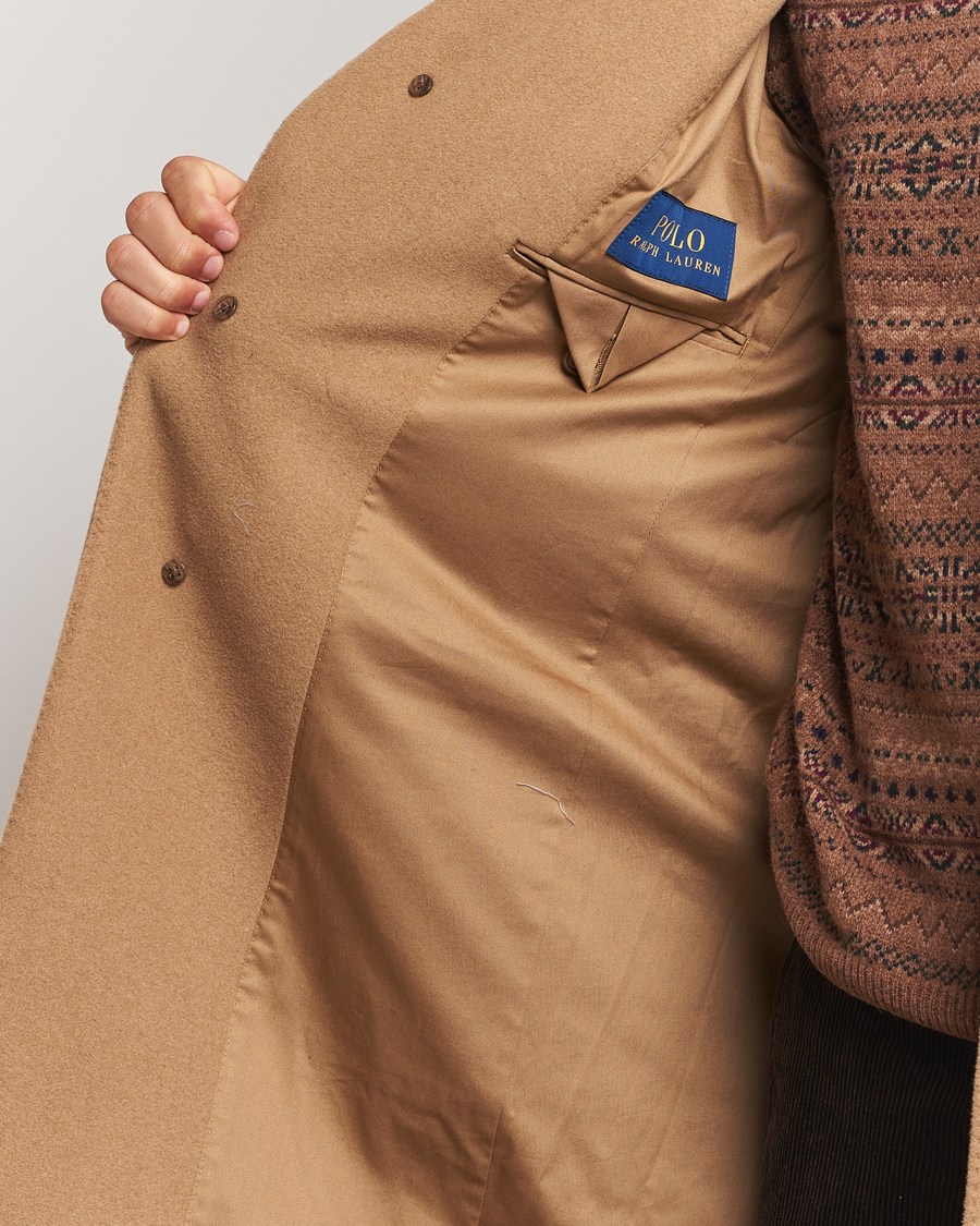 Mies | Takit | Polo Ralph Lauren | Paddock Wool Coat Camel