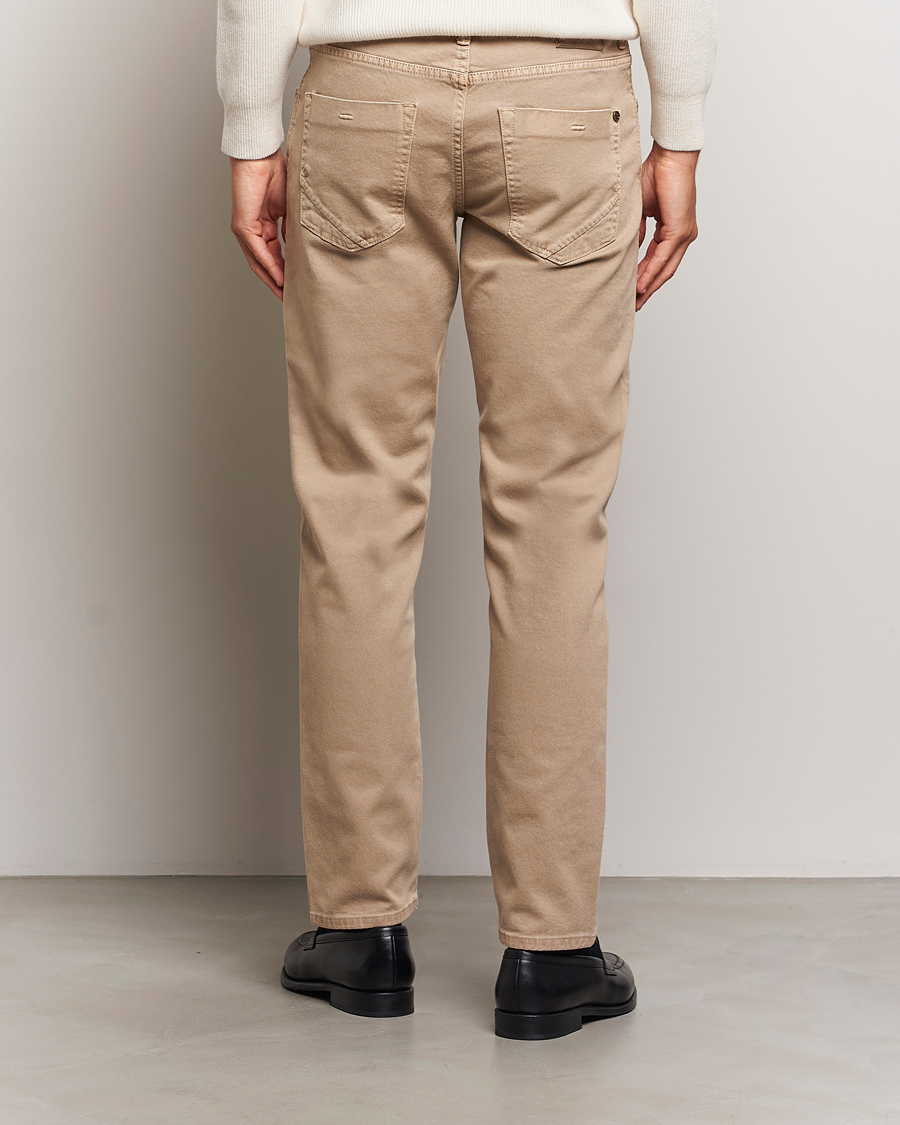 Mies | Housut | Incotex | 5-Pocket Bull Denim Pants Beige