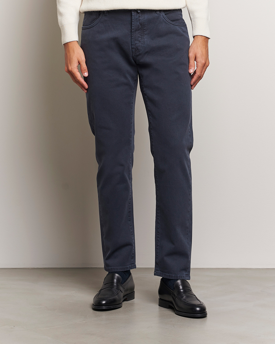 Mies | Housut | Incotex | 5-Pocket Bull Denim Pants Navy