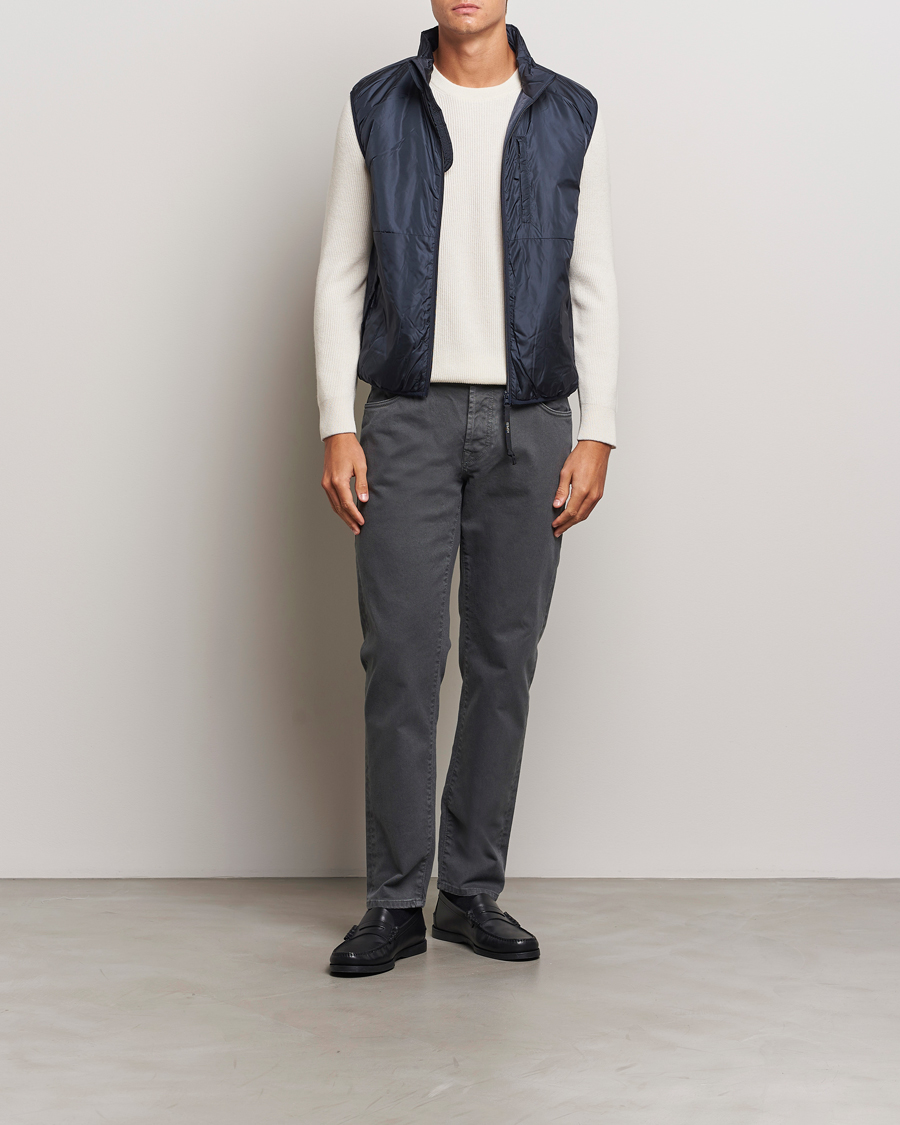 Mies | Housut | Incotex | 5-Pocket Bull Denim Pants Dark Grey