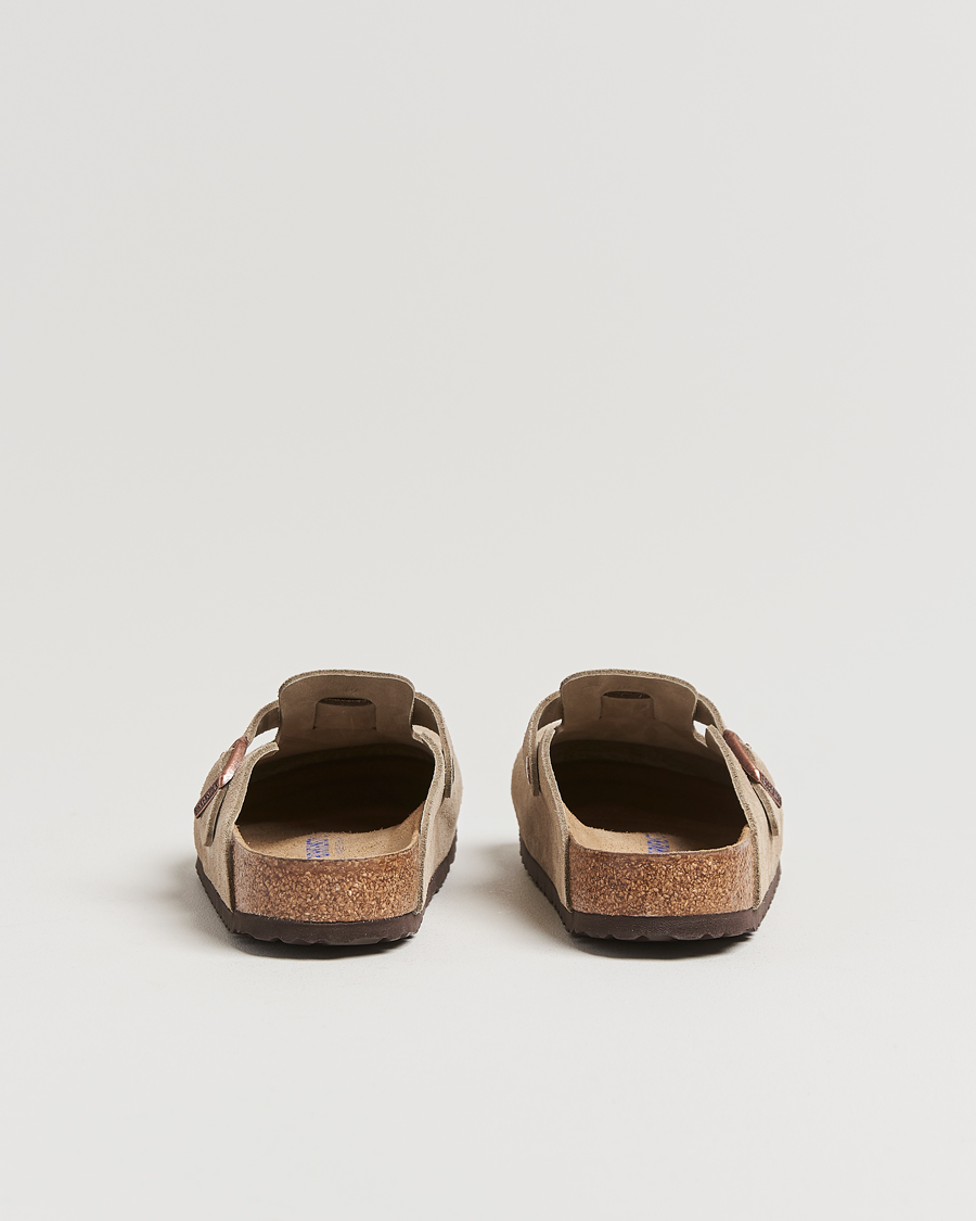 Mies | Sandaalit ja tohvelit | BIRKENSTOCK | Boston Soft Footbed Taupe Suede