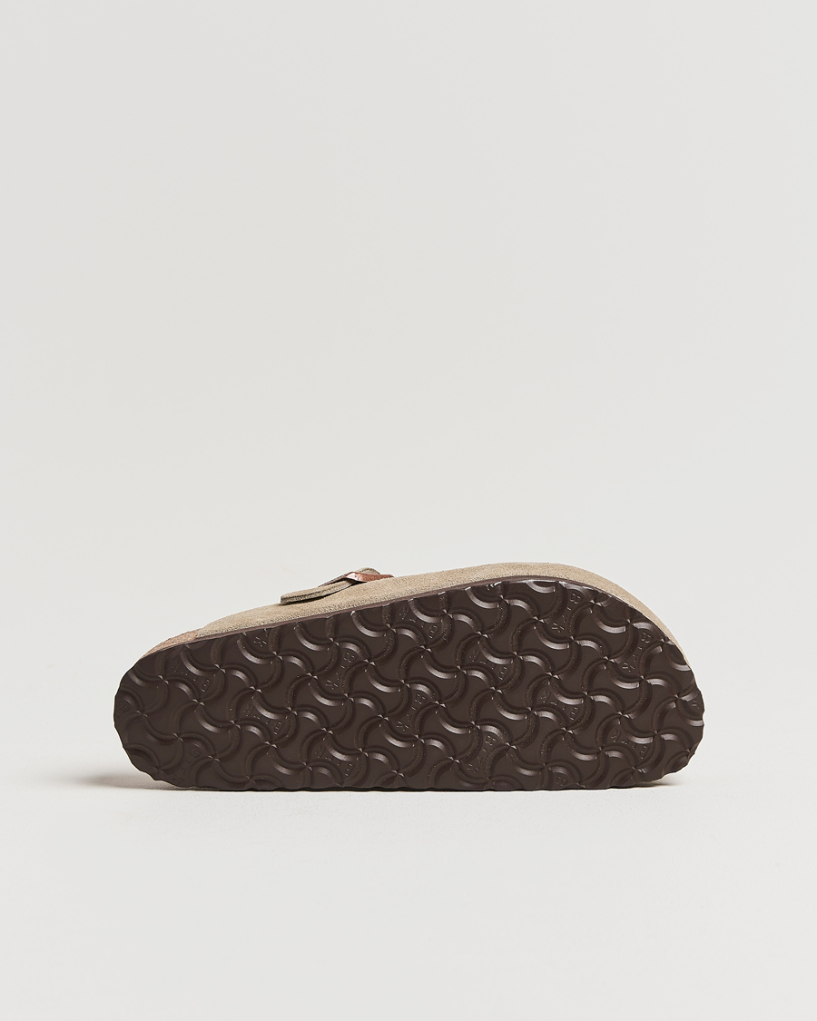 Mies | Sandaalit ja tohvelit | BIRKENSTOCK | Woman Boston Soft Footbed Taupe Suede