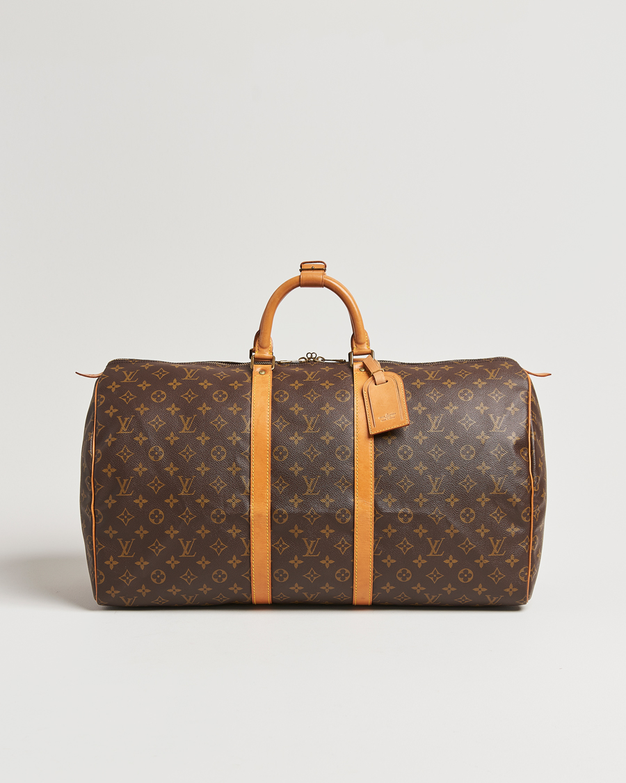 Mies | Louis Vuitton Pre-Owned Keepall 55 Bag Monogram | Louis Vuitton Pre-Owned | Keepall 55 Bag Monogram