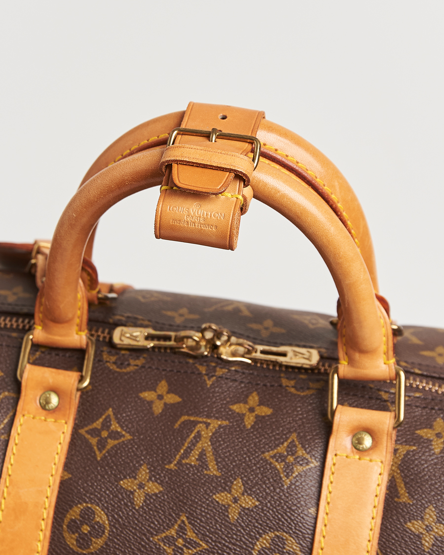 Mies | Louis Vuitton Pre-Owned Keepall 55 Bag Monogram | Louis Vuitton Pre-Owned | Keepall 55 Bag Monogram