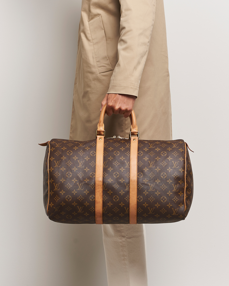 Mies | Louis Vuitton Pre-Owned Keepall 45 Bag Monogram | Louis Vuitton Pre-Owned | Keepall 45 Bag Monogram