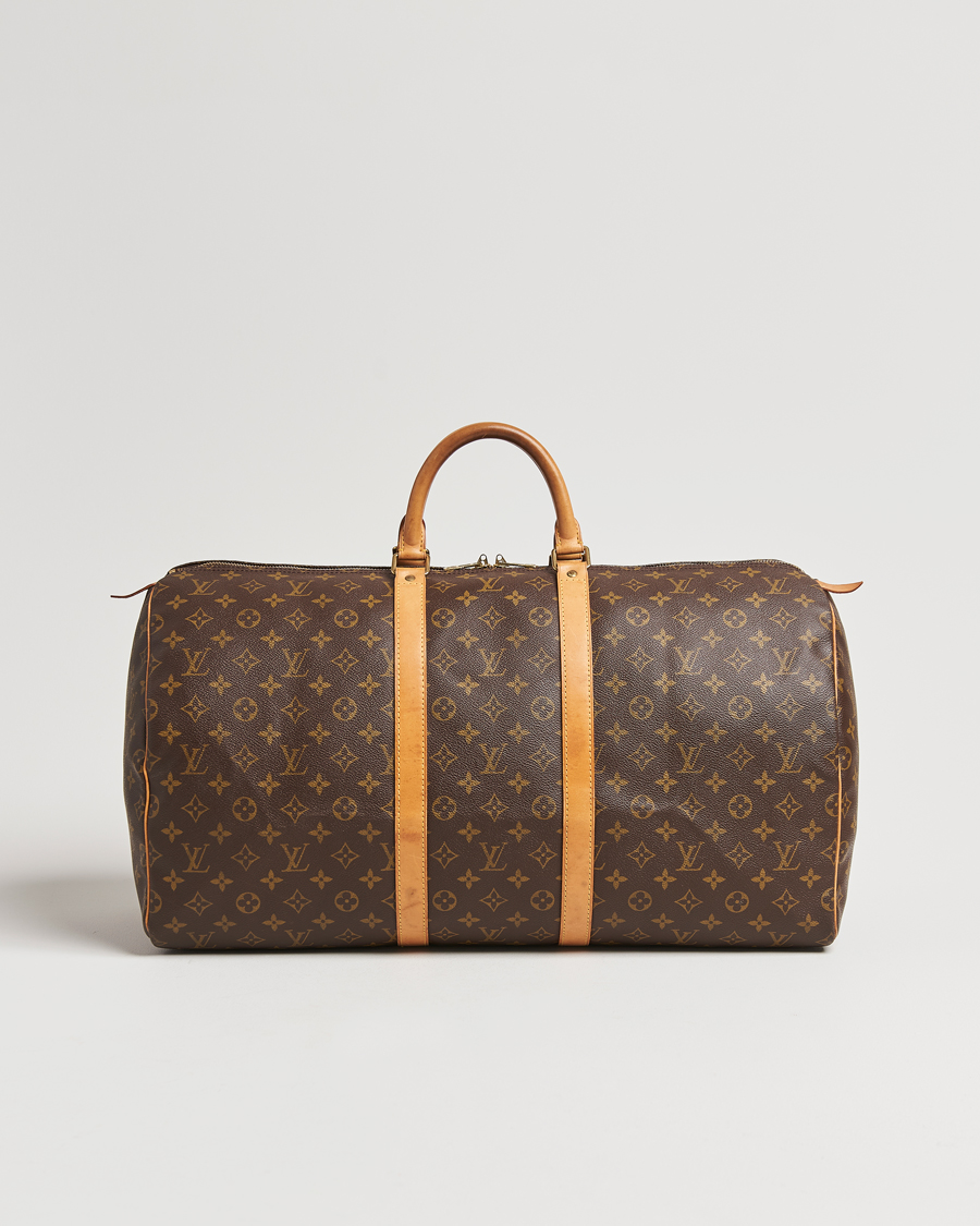 Mies | Louis Vuitton Pre-Owned Keepall 55 Bag Monogram | Louis Vuitton Pre-Owned | Keepall 55 Bag Monogram