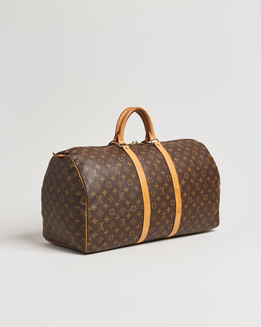 Mies | Louis Vuitton Pre-Owned Keepall 55 Bag Monogram | Louis Vuitton Pre-Owned | Keepall 55 Bag Monogram