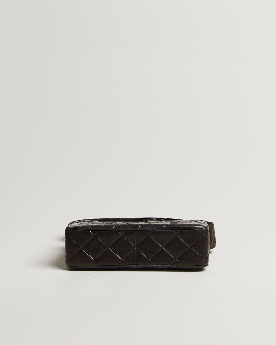 Mies | Chanel Pre-Owned Tassel Flap Shoulder Bag Black Lambskin | Chanel Pre-Owned | Tassel Flap Shoulder Bag Black Lambskin