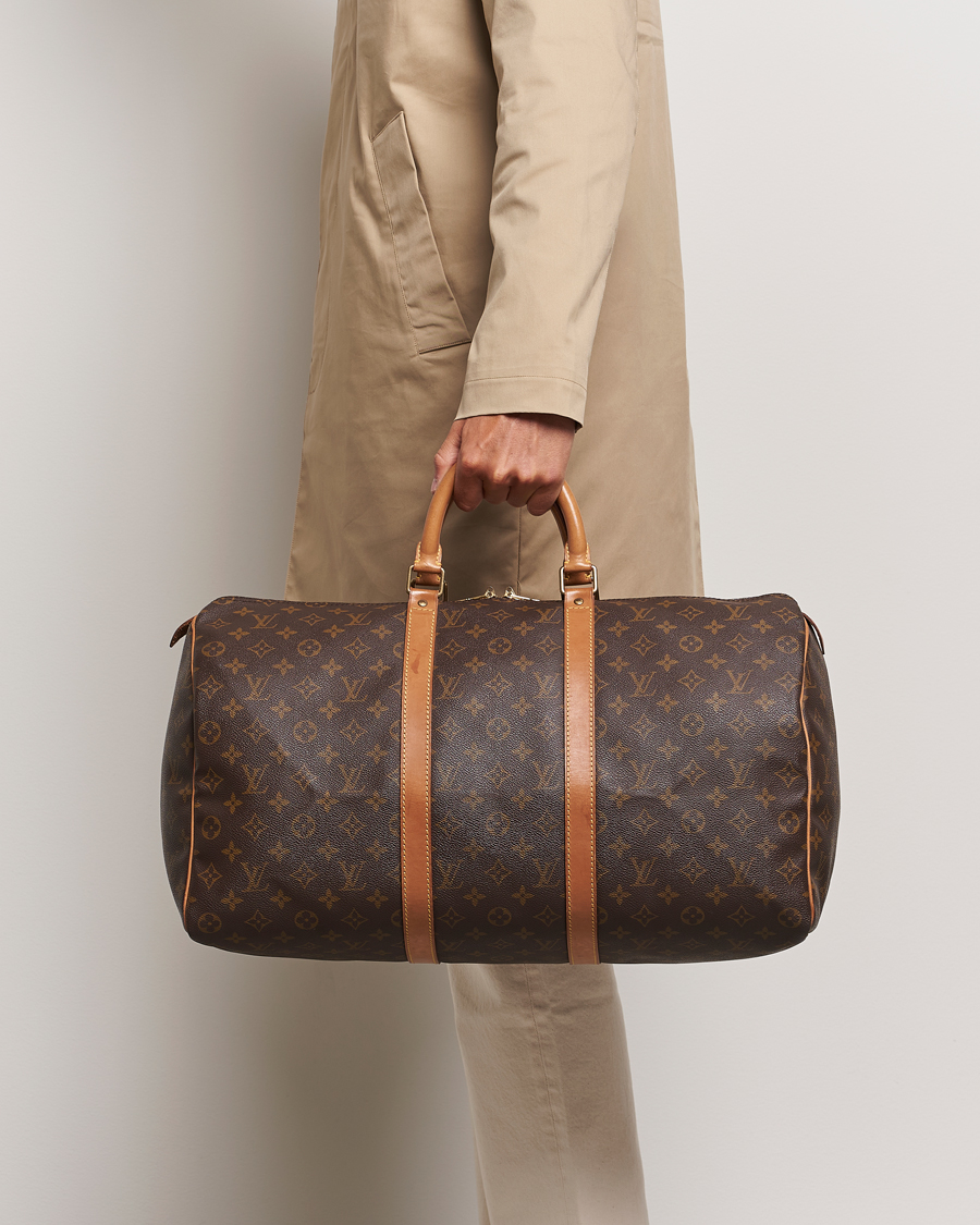 Mies | Louis Vuitton Pre-Owned Keepall 50 Bag Monogram | Louis Vuitton Pre-Owned | Keepall 50 Bag Monogram