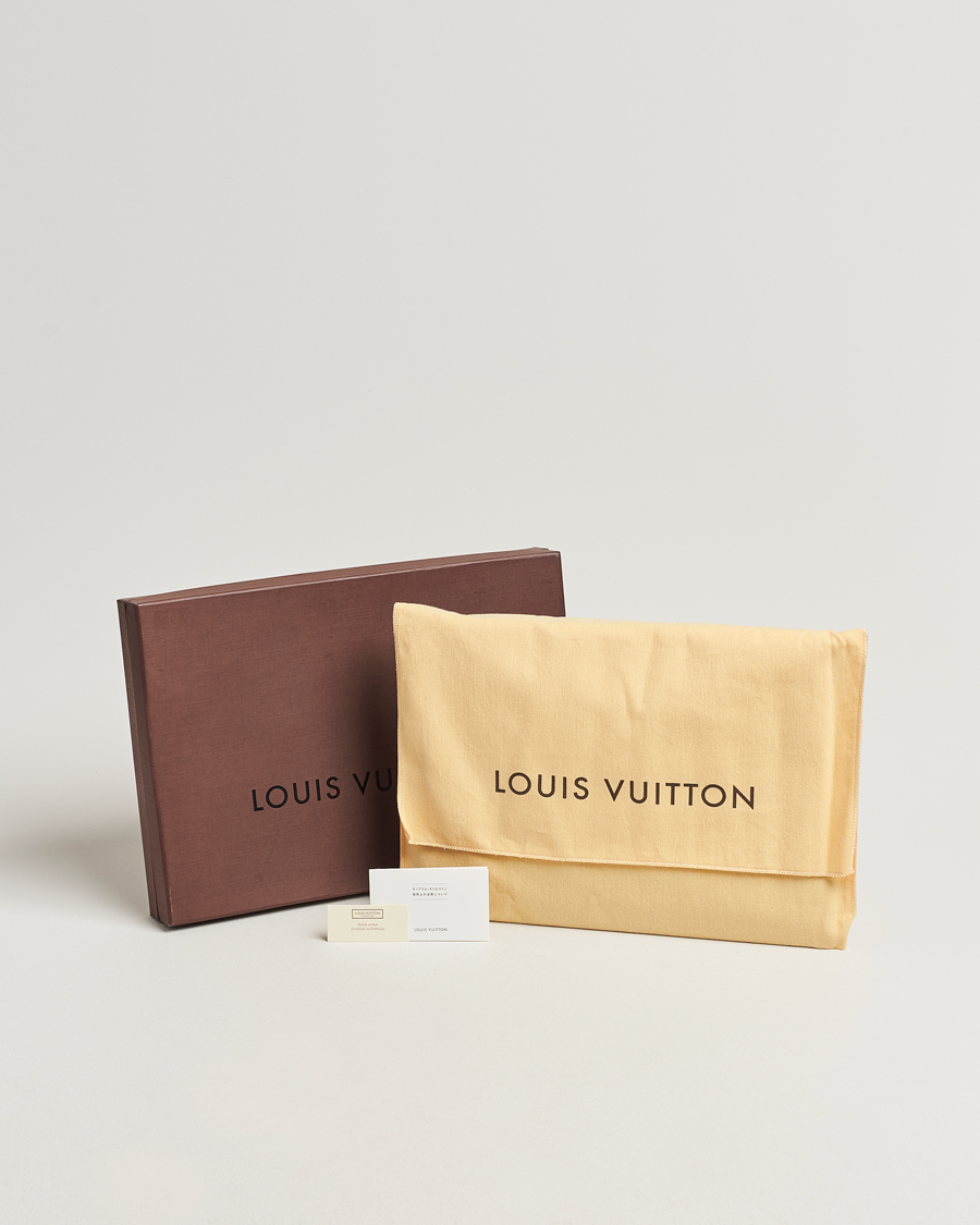 Mies | Louis Vuitton Pre-Owned Poche Joule GM Clutch Bag Damier Graphite | Louis Vuitton Pre-Owned | Poche Joule GM Clutch Bag Damier Graphite