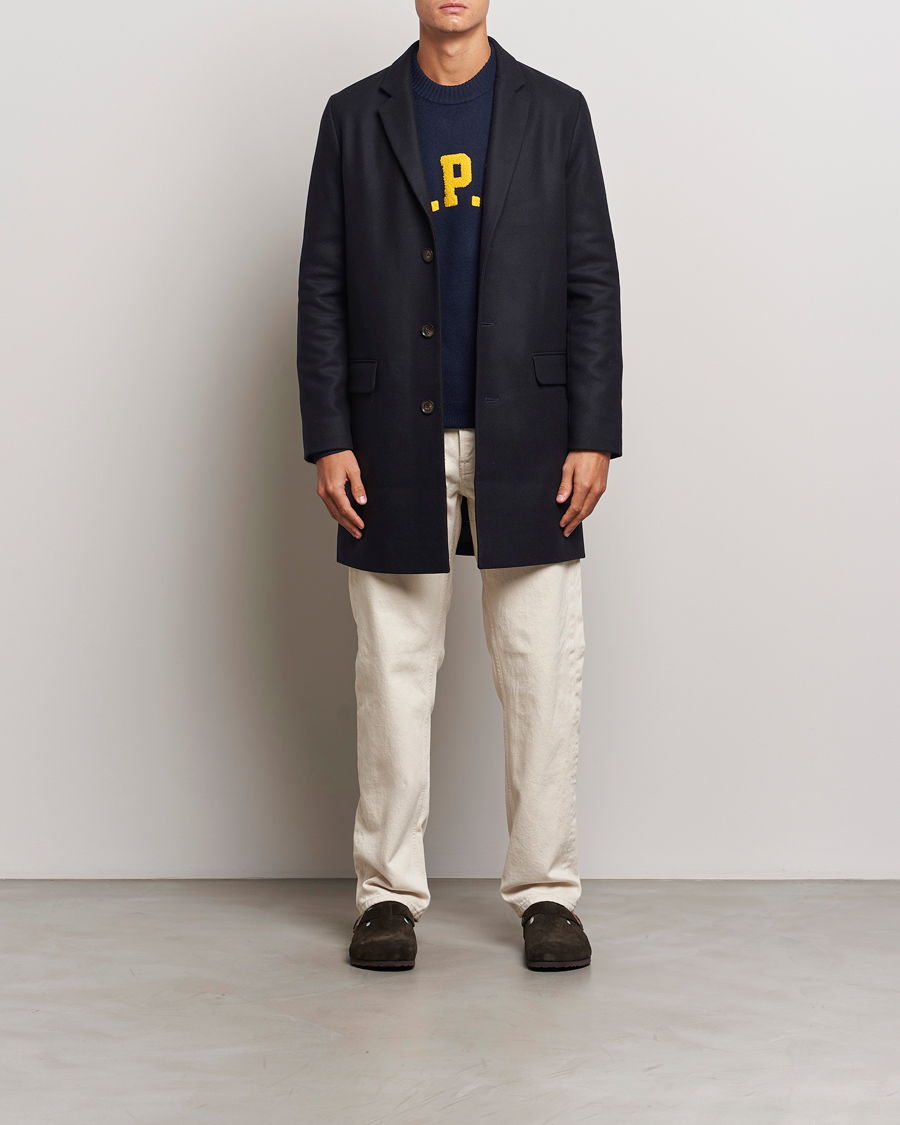 Mies | Takit | A.P.C. | Visconti Wool/Cashmere Coat Dark Blue