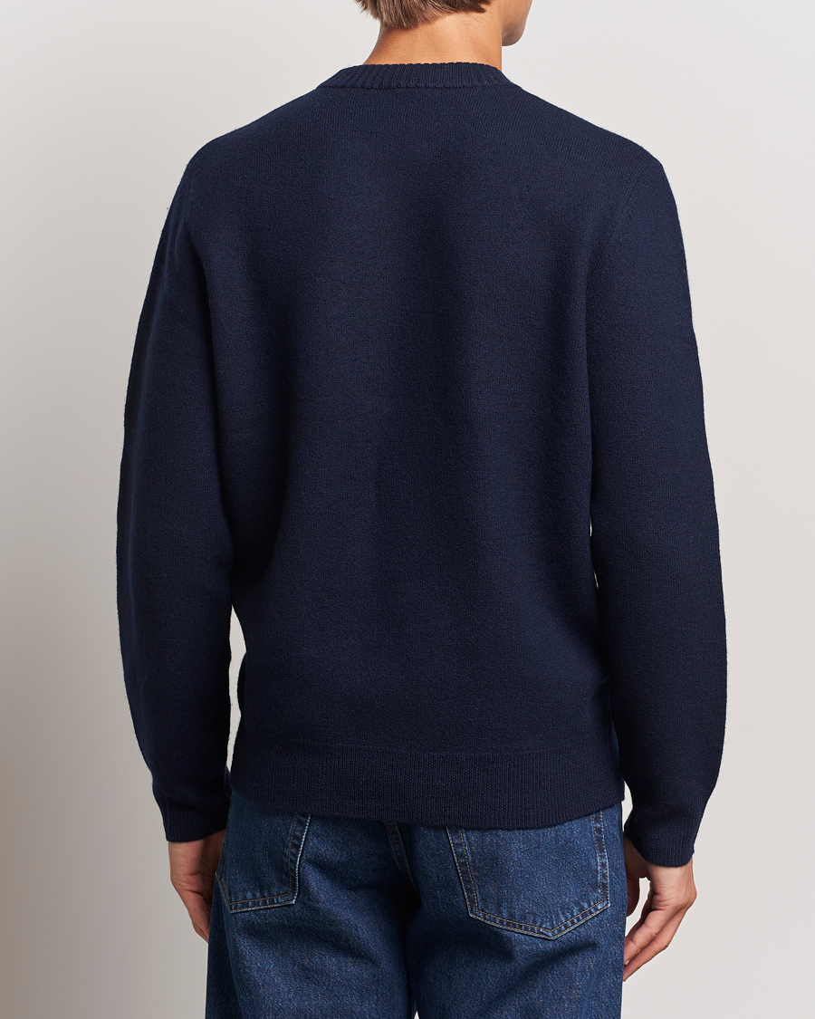 Mies | Puserot | A.P.C. | Joshua Wool Sweater Dark Navy