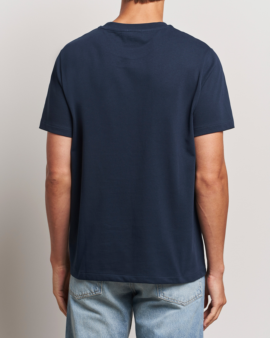 Mies | T-paidat | A.P.C. | Rue Madame T-Shirt Dark Navy/Ecru