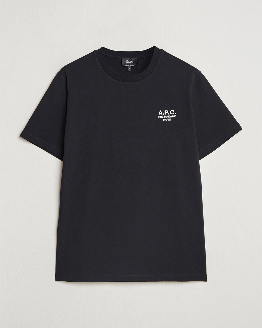 Mies | T-paidat | A.P.C. | Rue Madame T-Shirt Black/White
