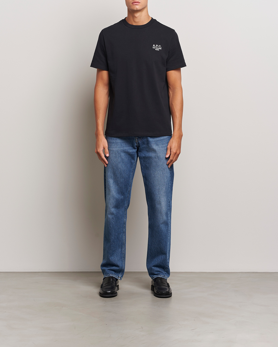 Mies | T-paidat | A.P.C. | Rue Madame T-Shirt Black/White