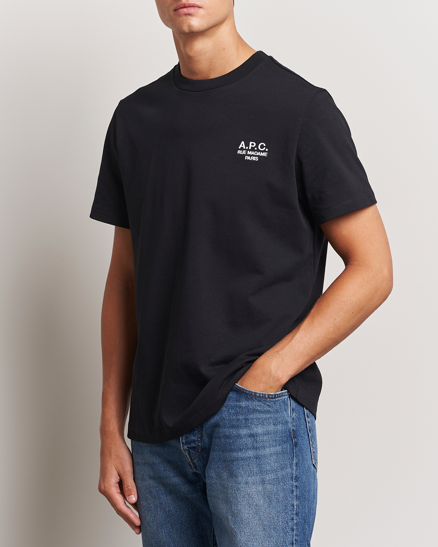 Mies | T-paidat | A.P.C. | Rue Madame T-Shirt Black/White