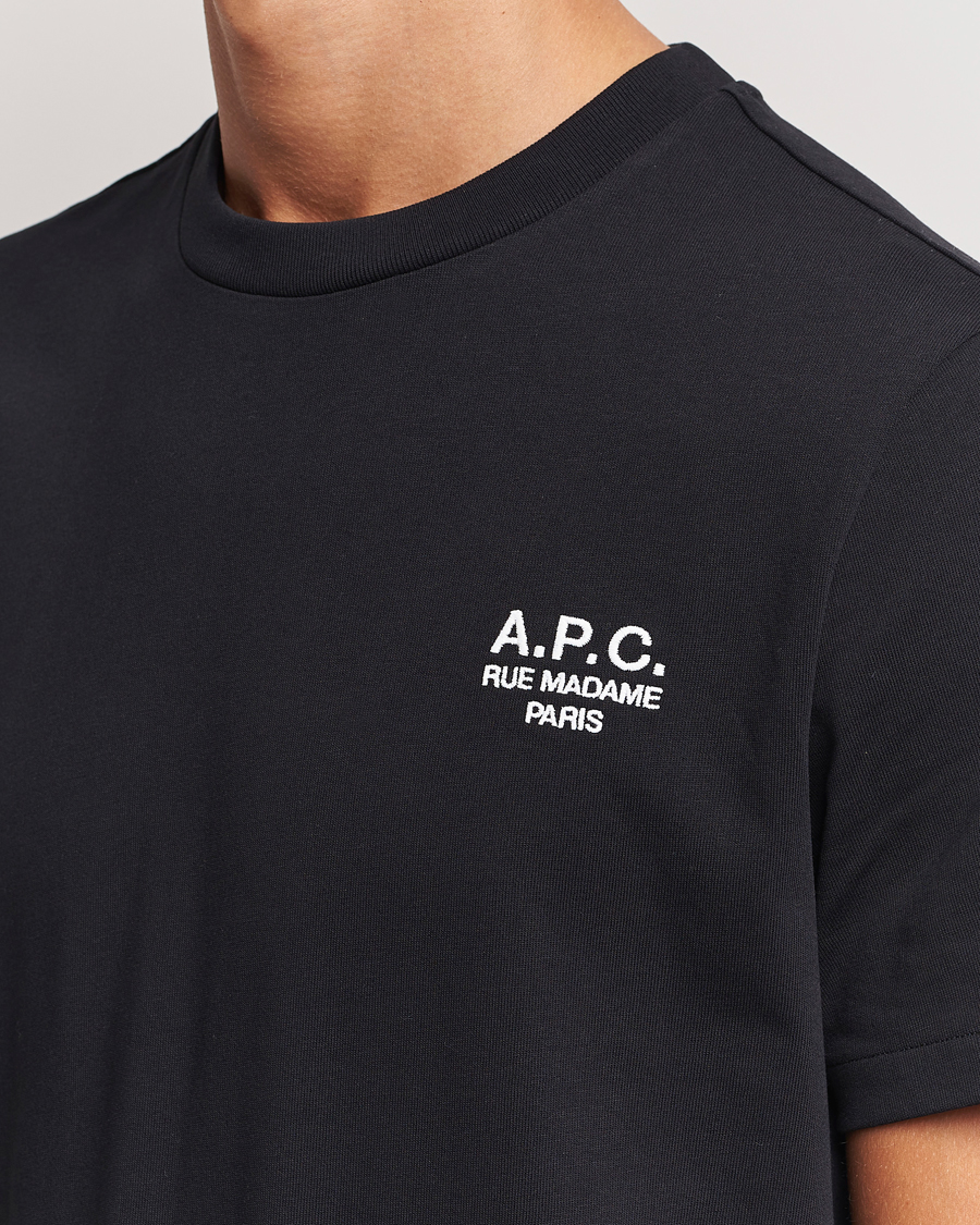 Mies | T-paidat | A.P.C. | Rue Madame T-Shirt Black/White