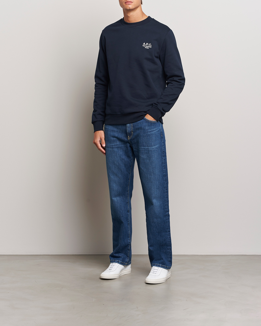 Mies | Puserot | A.P.C. | Rue Madame Sweatshirt Dark Navy