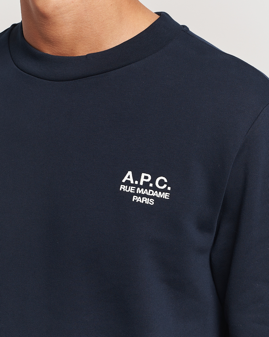 Mies | Puserot | A.P.C. | Rue Madame Sweatshirt Dark Navy
