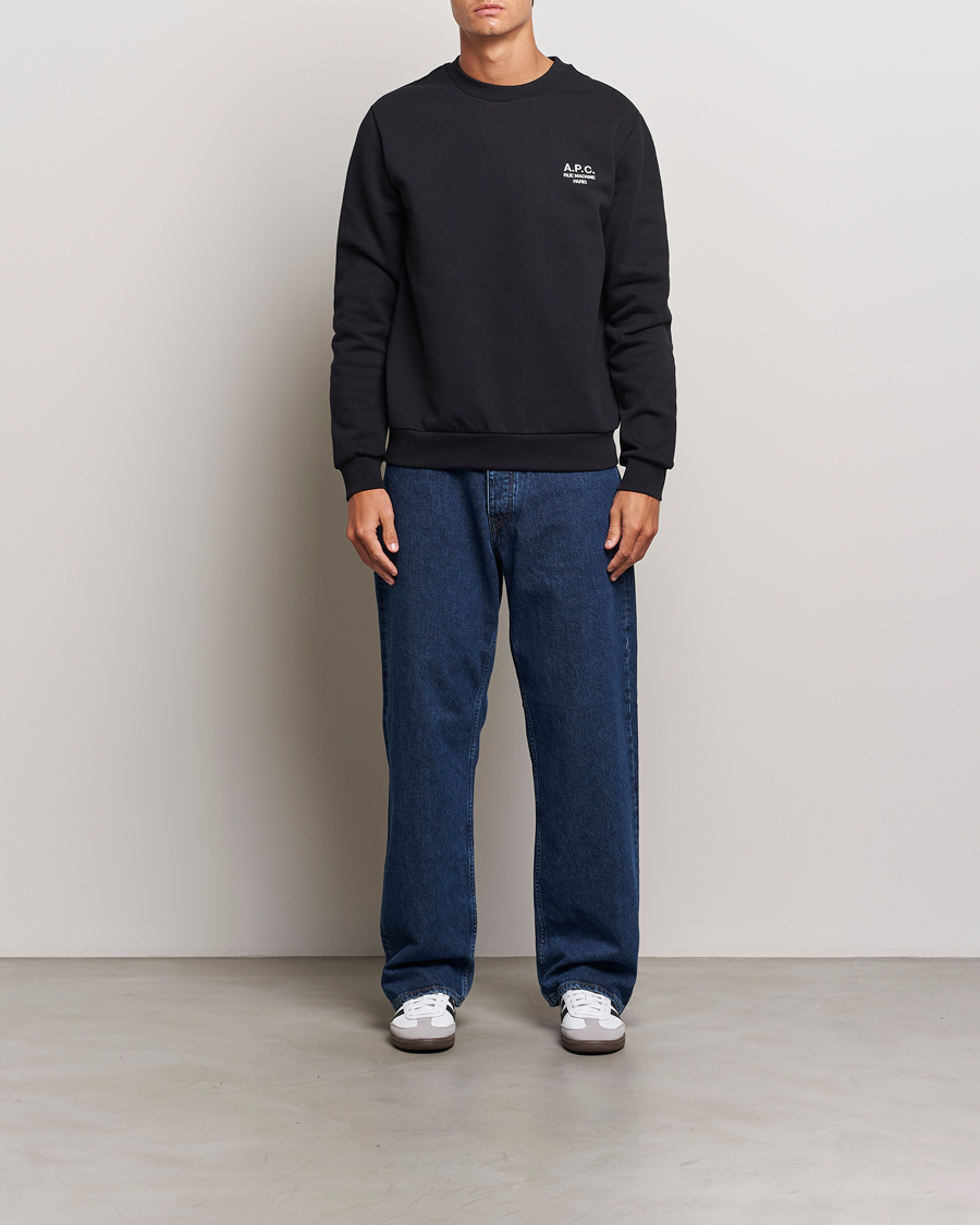 Mies | Puserot | A.P.C. | Rue Madame Sweatshirt Black/White