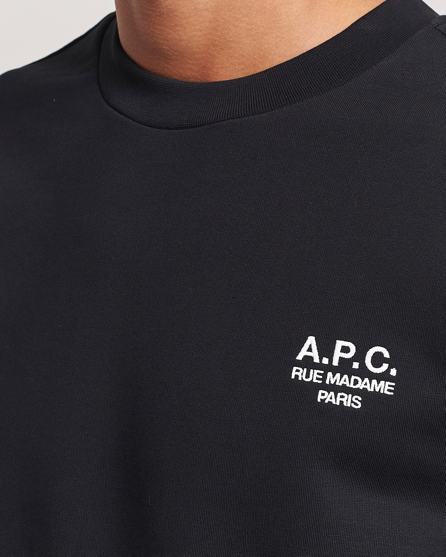 Mies | Puserot | A.P.C. | Rue Madame Sweatshirt Black/White