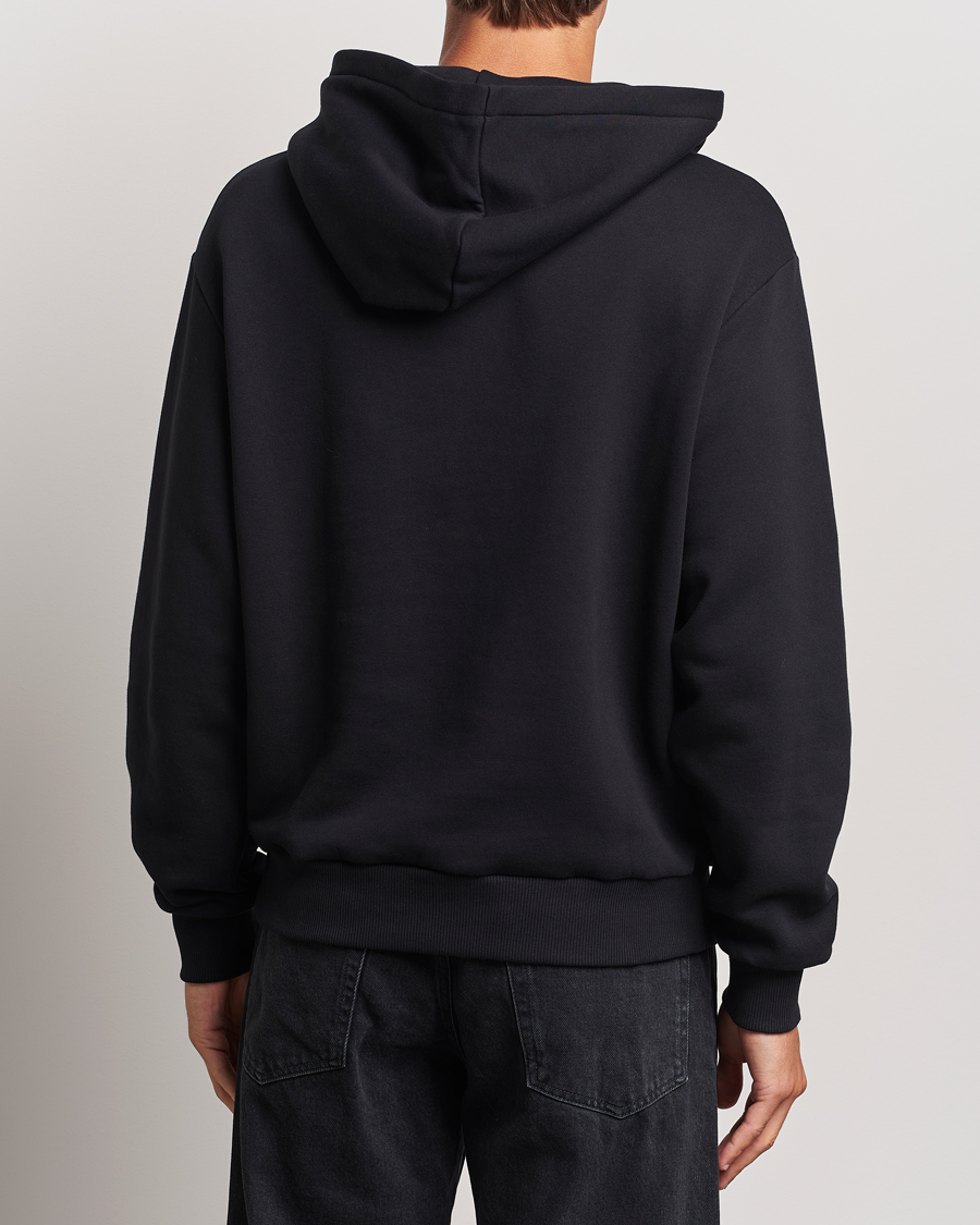 Mies | Puserot | A.P.C. | Boxy Micro Center Logo Hoodie Black