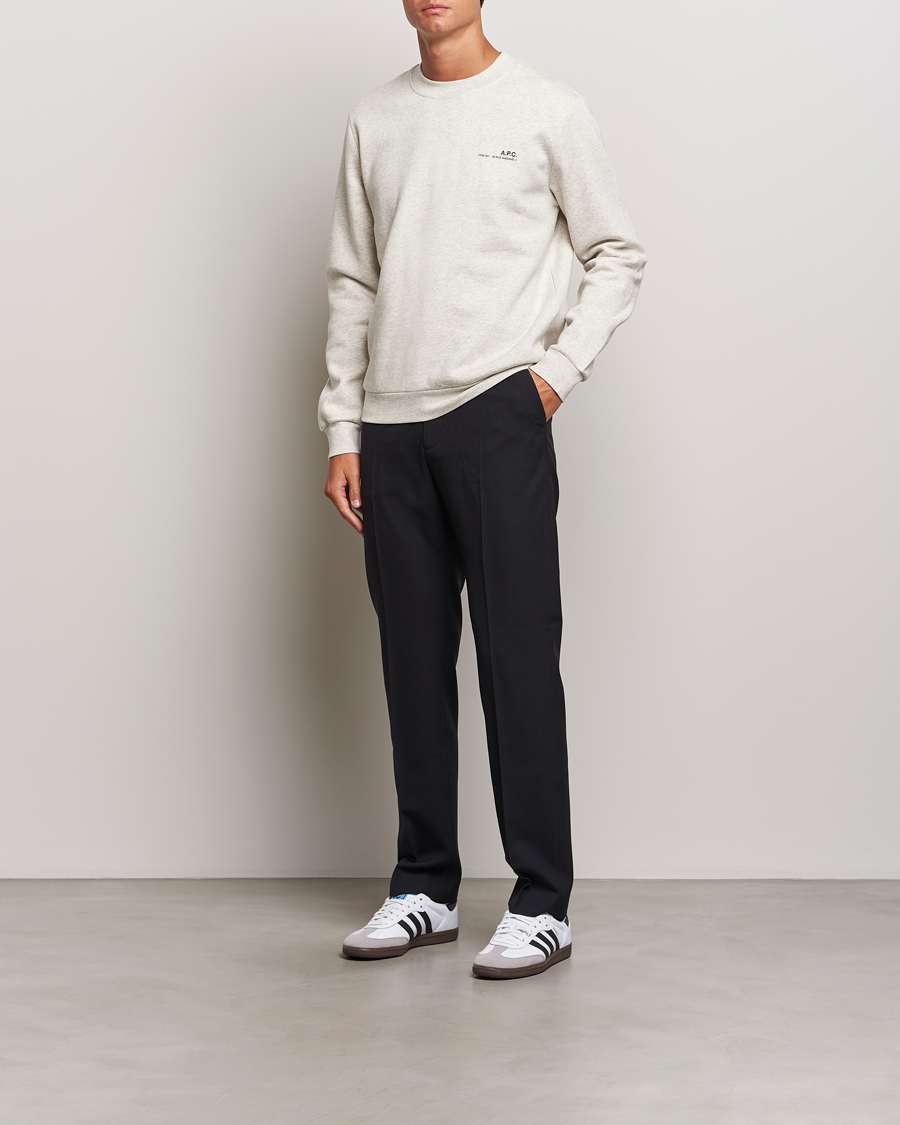 Mies | Puserot | A.P.C. | Item Sweatshirt Ecru Chine
