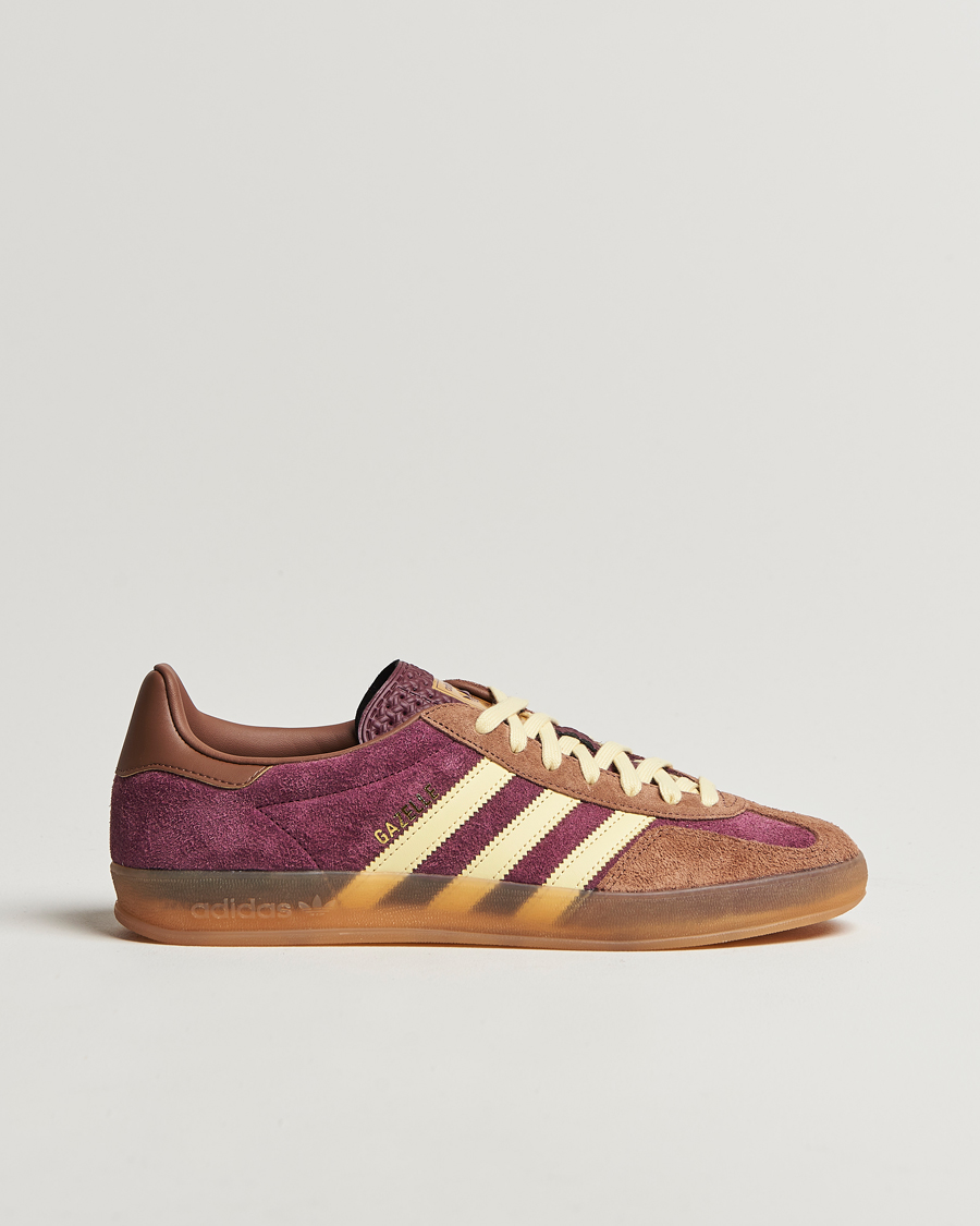 Mies | adidas Originals Gazelle Indoor Two Tone Sneaker Burgundy | adidas Originals | Gazelle Indoor Two Tone Sneaker Burgundy