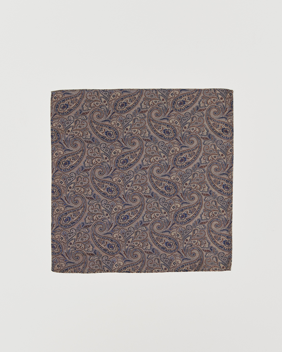 Mies | Amanda Christensen Box Set Silk 8 cm Tie And Pocket Square Brown | Amanda Christensen | Box Set Silk 8 cm Tie And Pocket Square Brown