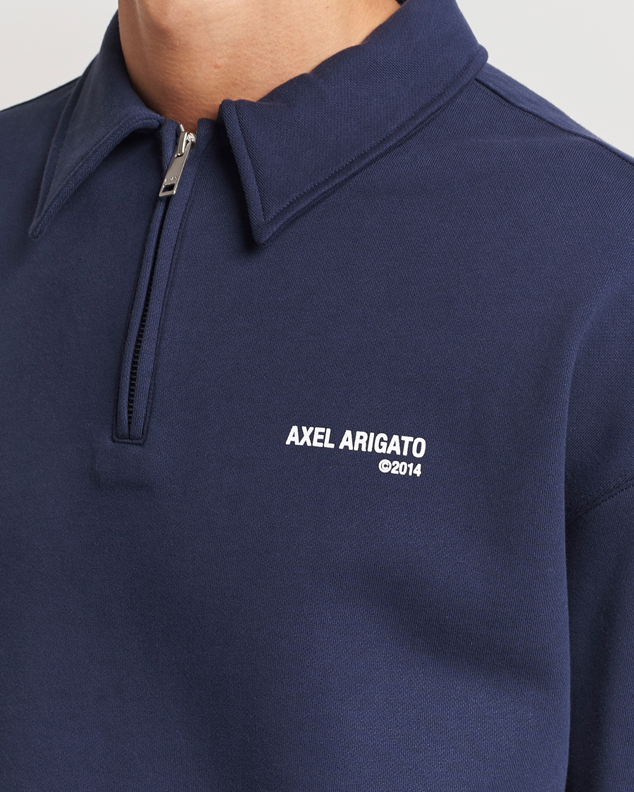 Mies | Puserot | Axel Arigato | Remi Half Zip Sweater Navy