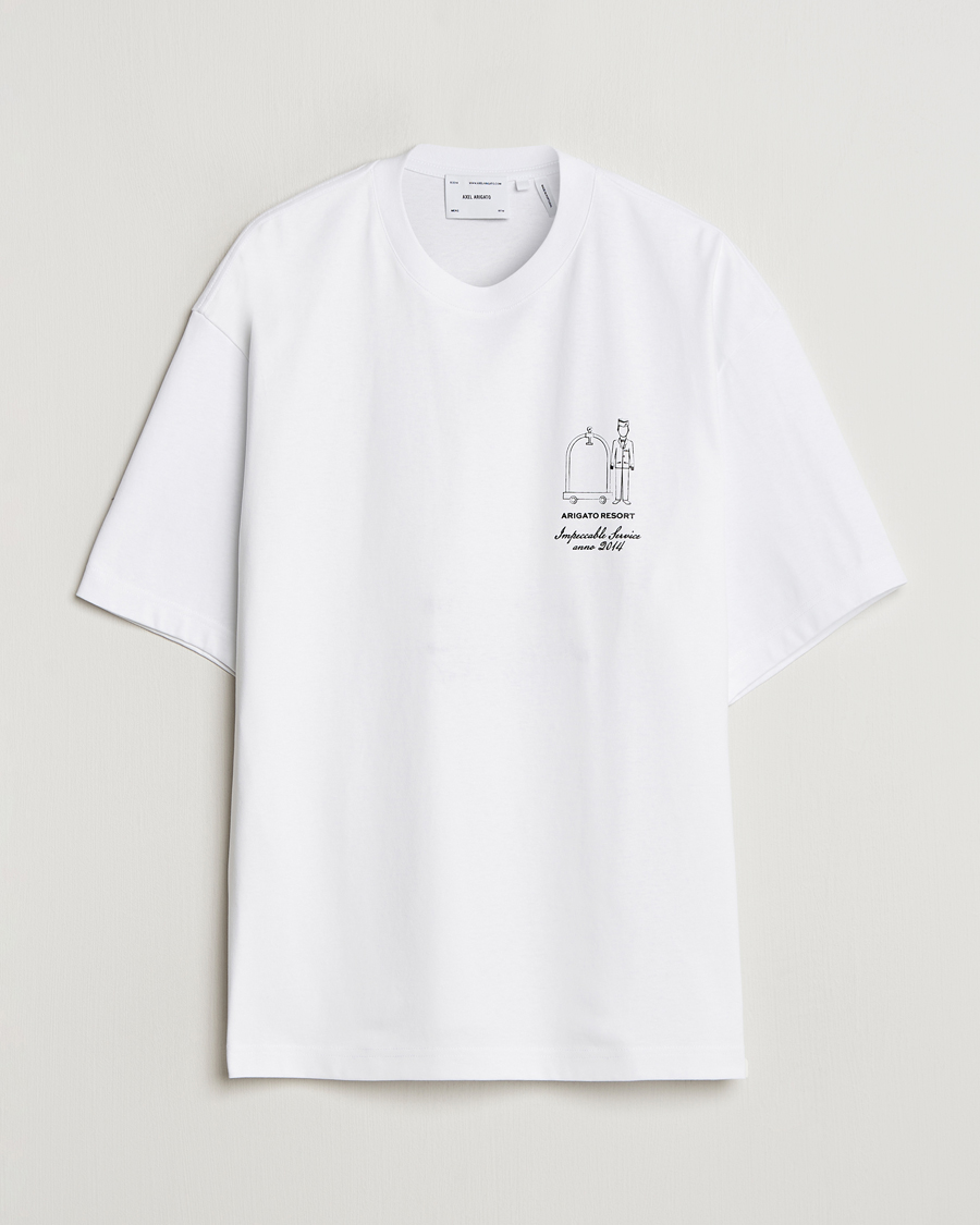 Mies | T-paidat | Axel Arigato | Resort T-Shirt White