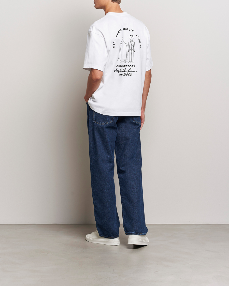 Mies | T-paidat | Axel Arigato | Resort T-Shirt White