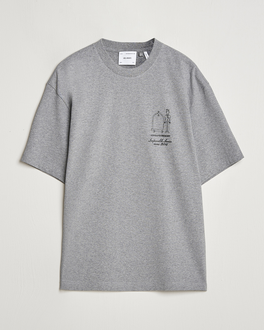 Mies | T-paidat | Axel Arigato | Resort T-Shirt Grey Melange