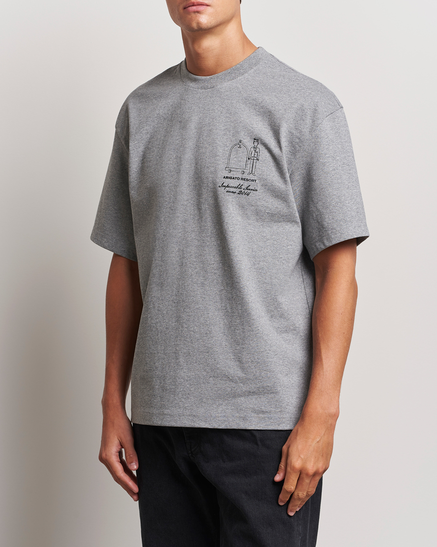 Mies | T-paidat | Axel Arigato | Resort T-Shirt Grey Melange
