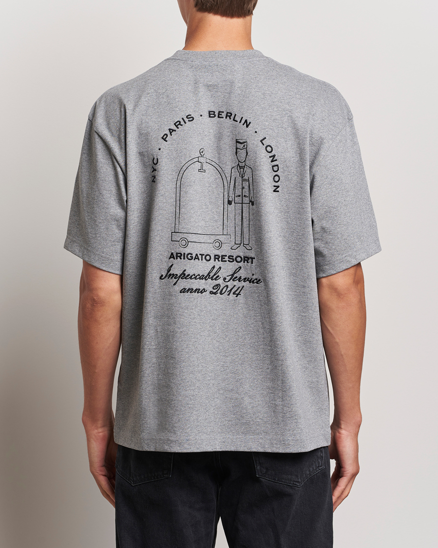 Mies | T-paidat | Axel Arigato | Resort T-Shirt Grey Melange
