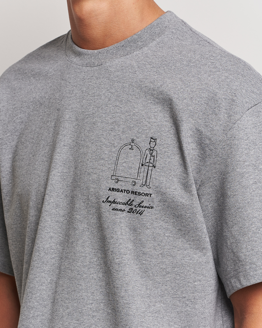 Mies | T-paidat | Axel Arigato | Resort T-Shirt Grey Melange