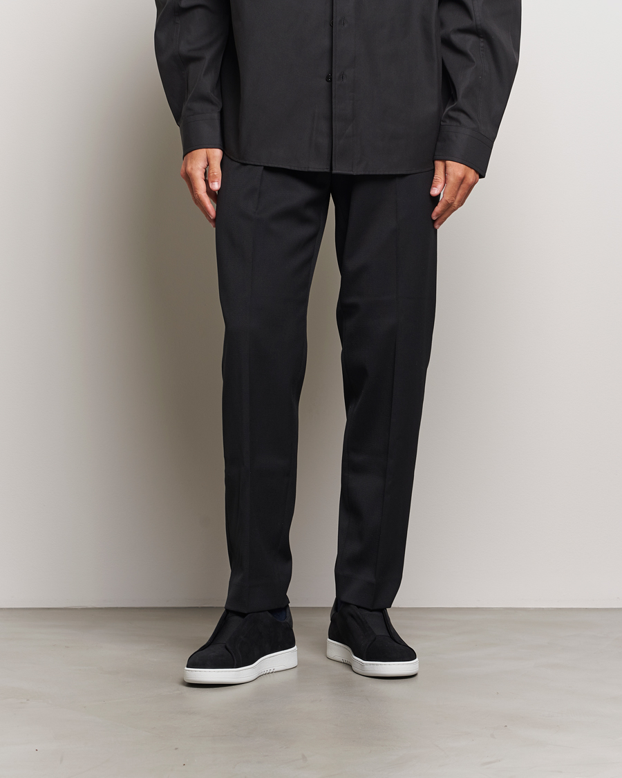 Mies | Tennarit | Axel Arigato | Dice Laceless Suede Sneaker Black