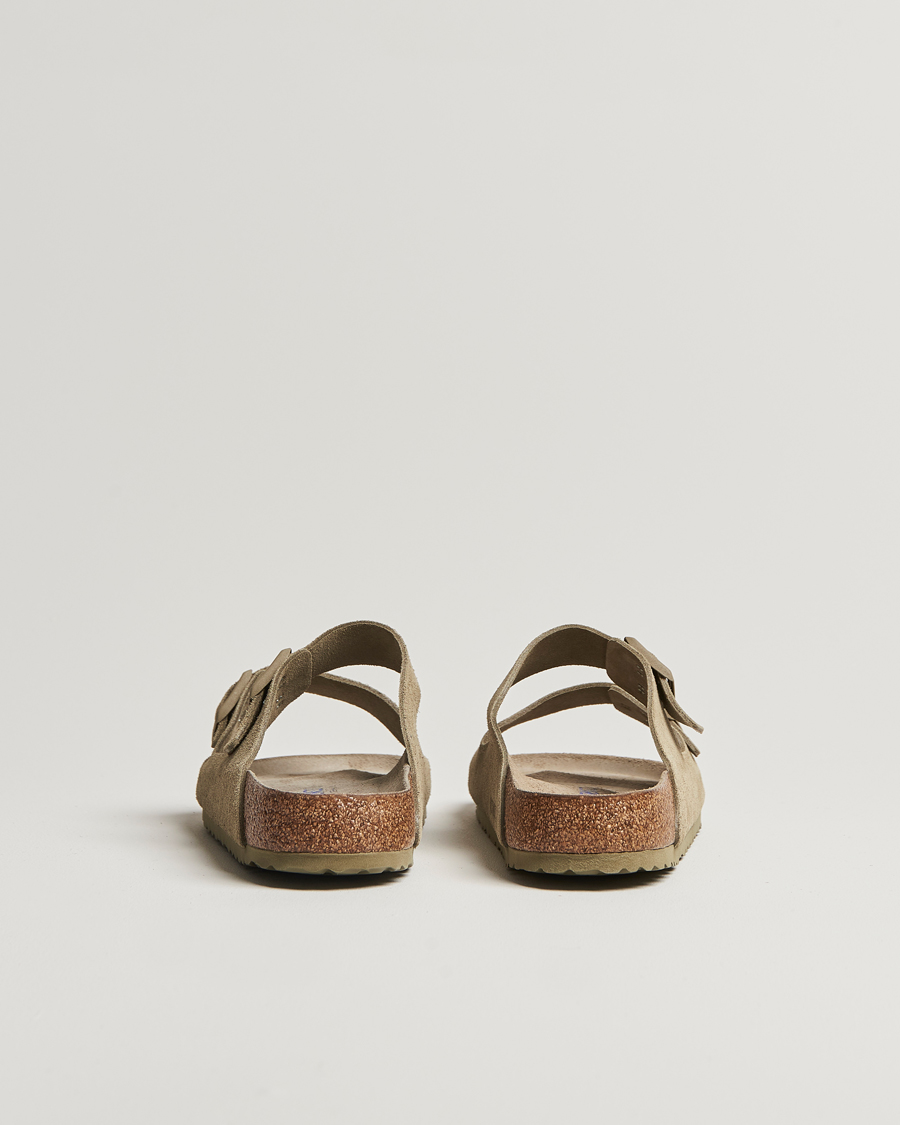 Mies | Sandaalit ja tohvelit | BIRKENSTOCK | Arizona Soft Footbed Faded Khaki Suede