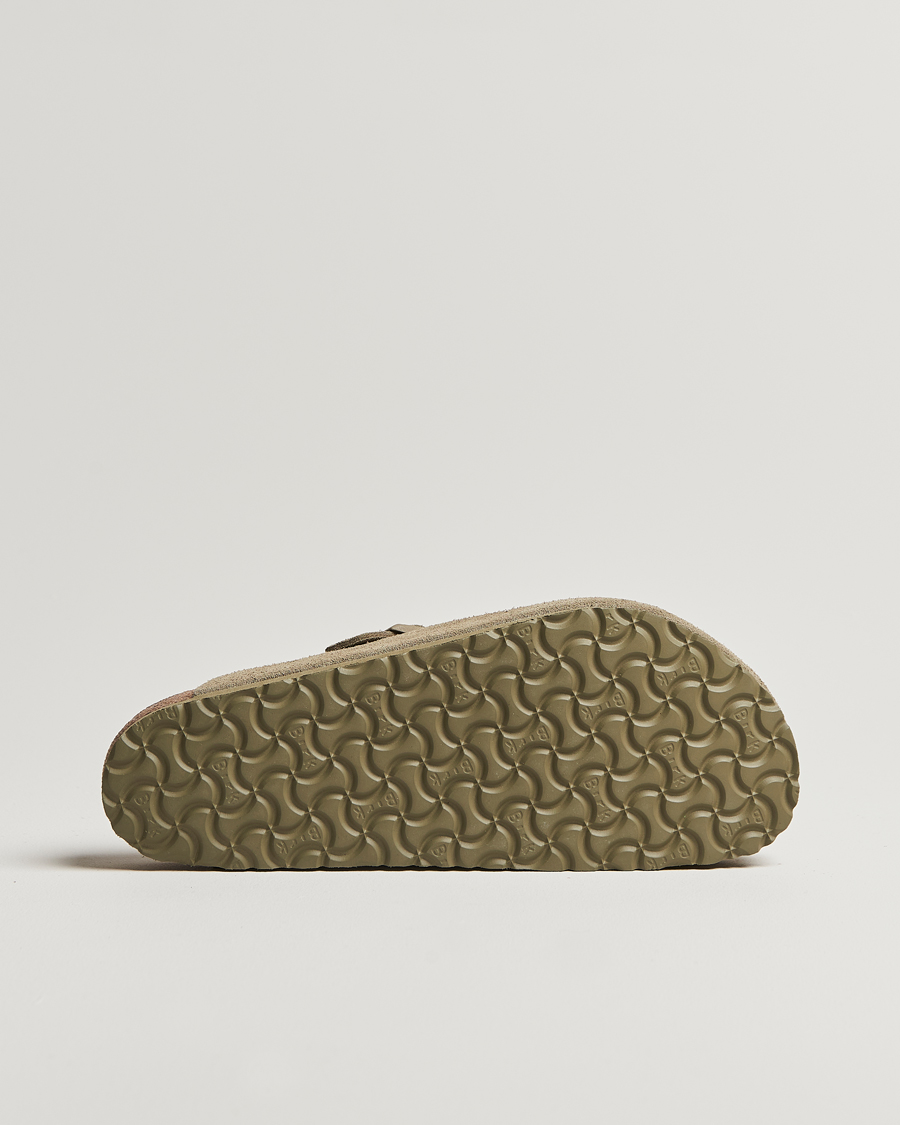 Mies | Sandaalit ja tohvelit | BIRKENSTOCK | Boston Classic Footbed Faded Khaki Suede