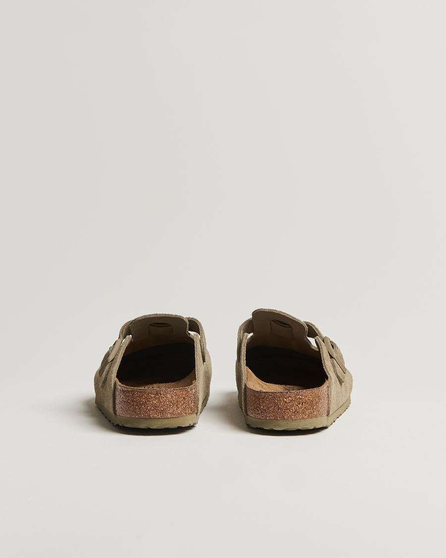Mies | Sandaalit ja tohvelit | BIRKENSTOCK | Boston Classic Footbed Faded Khaki Suede
