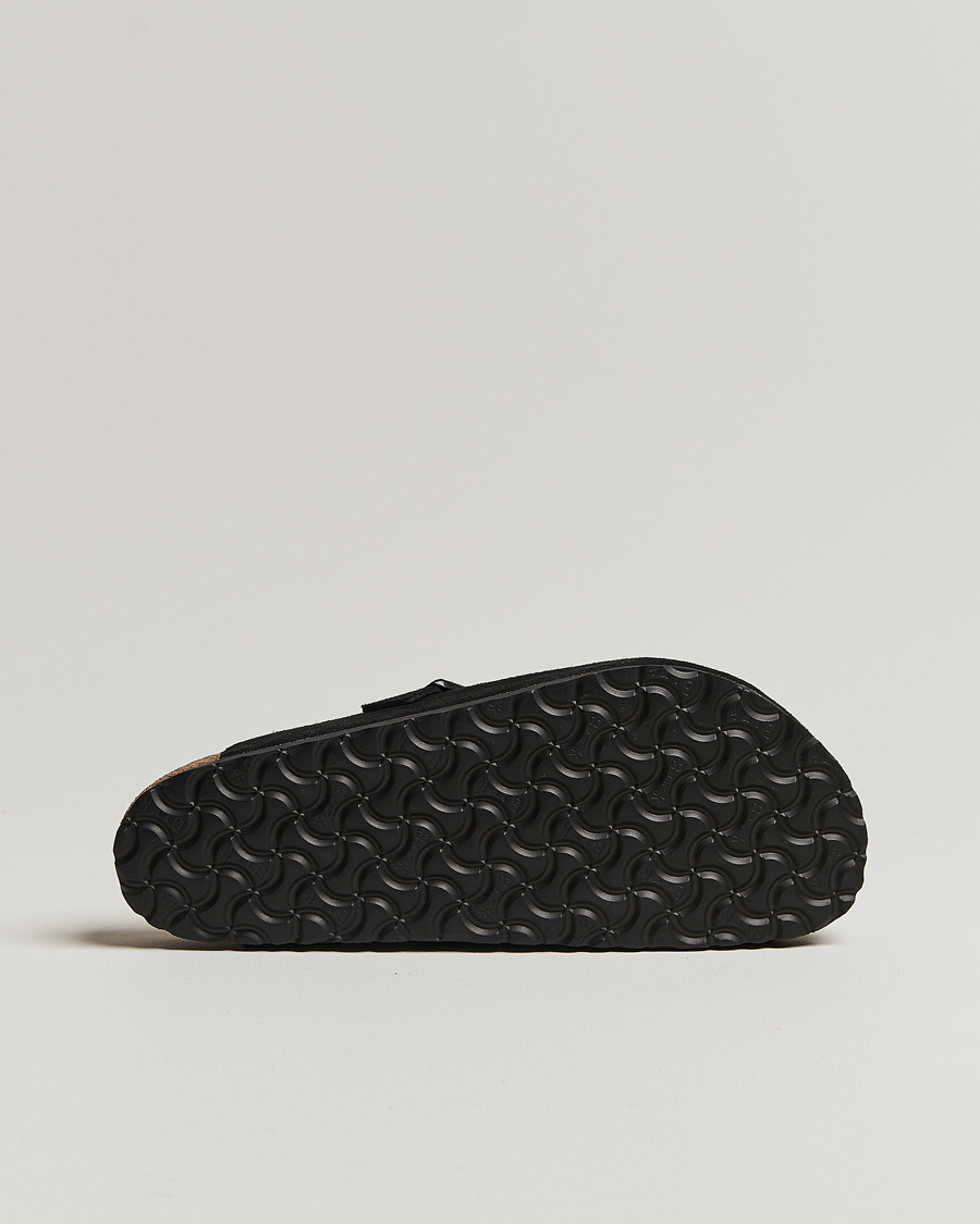 Mies | Sandaalit ja tohvelit | BIRKENSTOCK | Boston Soft Footbed Black Suede