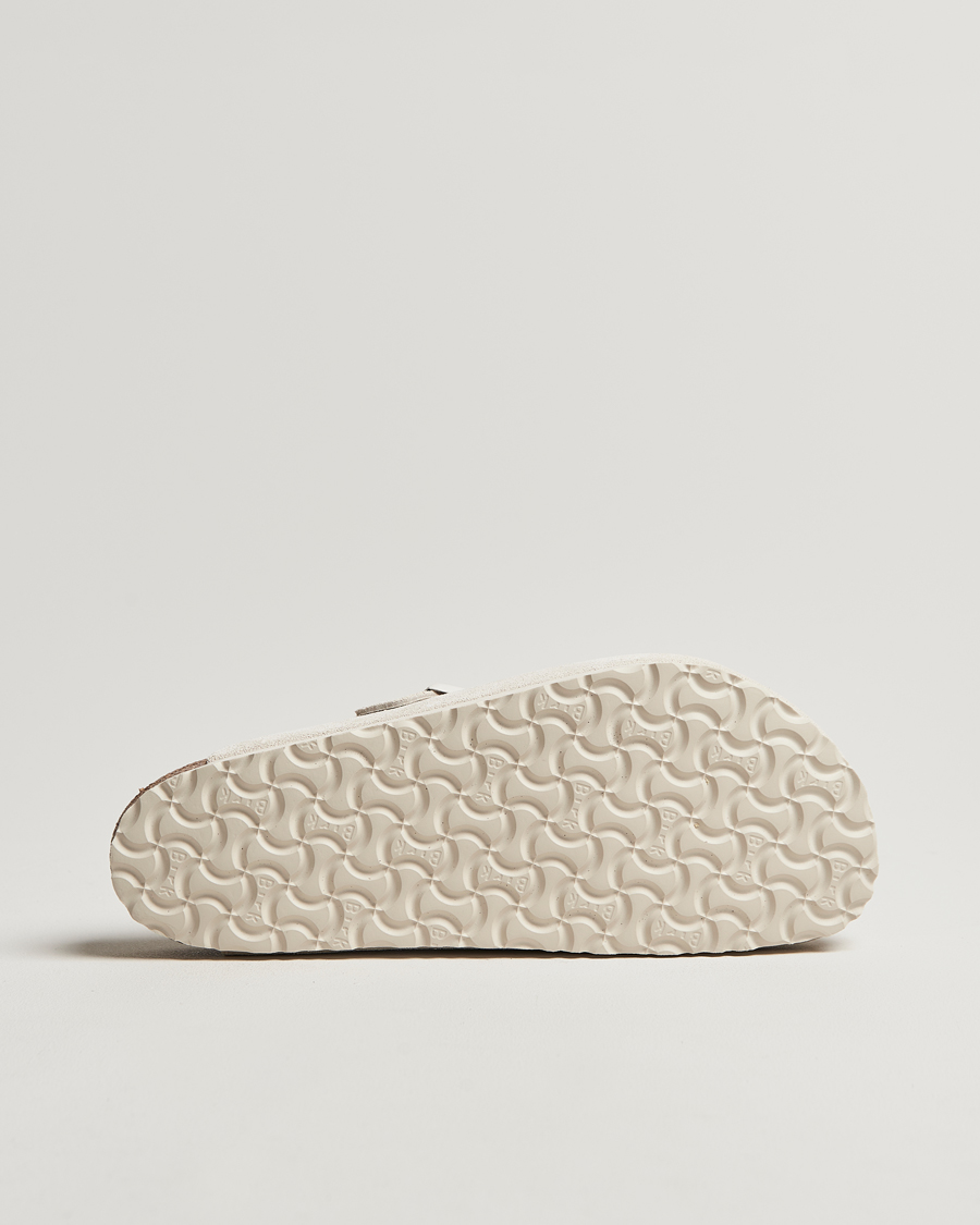 Mies | BIRKENSTOCK Boston Classic Footbed Antique White Suede | BIRKENSTOCK | Boston Classic Footbed Antique White Suede