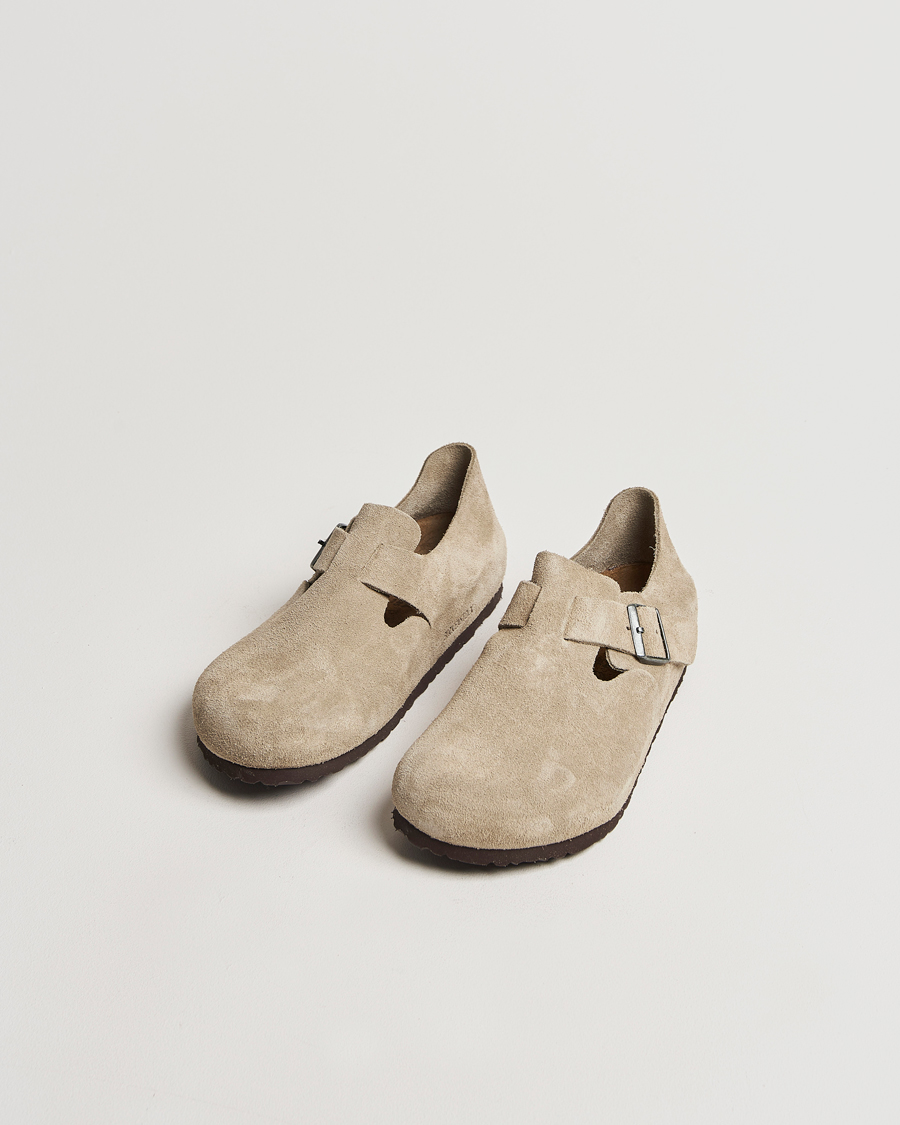 Mies | Sandaalit ja tohvelit | BIRKENSTOCK | London Suede Leather Taupe