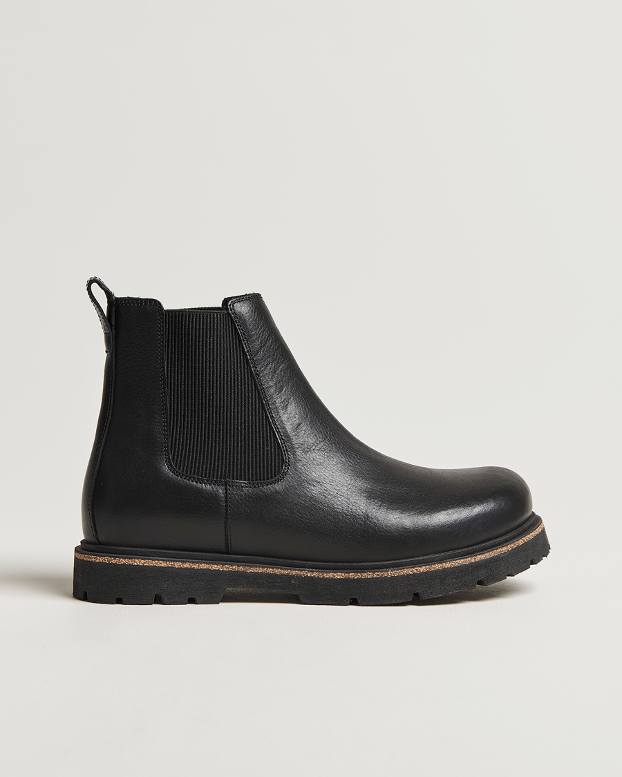 Mies | BIRKENSTOCK Highwood Chelsea Boot Black Leather | BIRKENSTOCK | Highwood Chelsea Boot Black Leather
