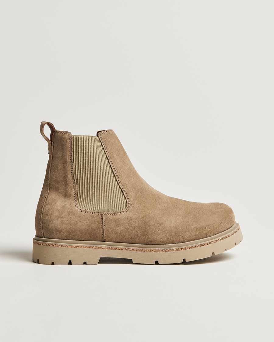 Mies | BIRKENSTOCK Highwood Chelsea Boot Beige Suede | BIRKENSTOCK | Highwood Chelsea Boot Beige Suede