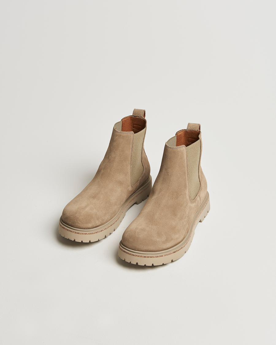 Mies | BIRKENSTOCK Highwood Chelsea Boot Beige Suede | BIRKENSTOCK | Highwood Chelsea Boot Beige Suede