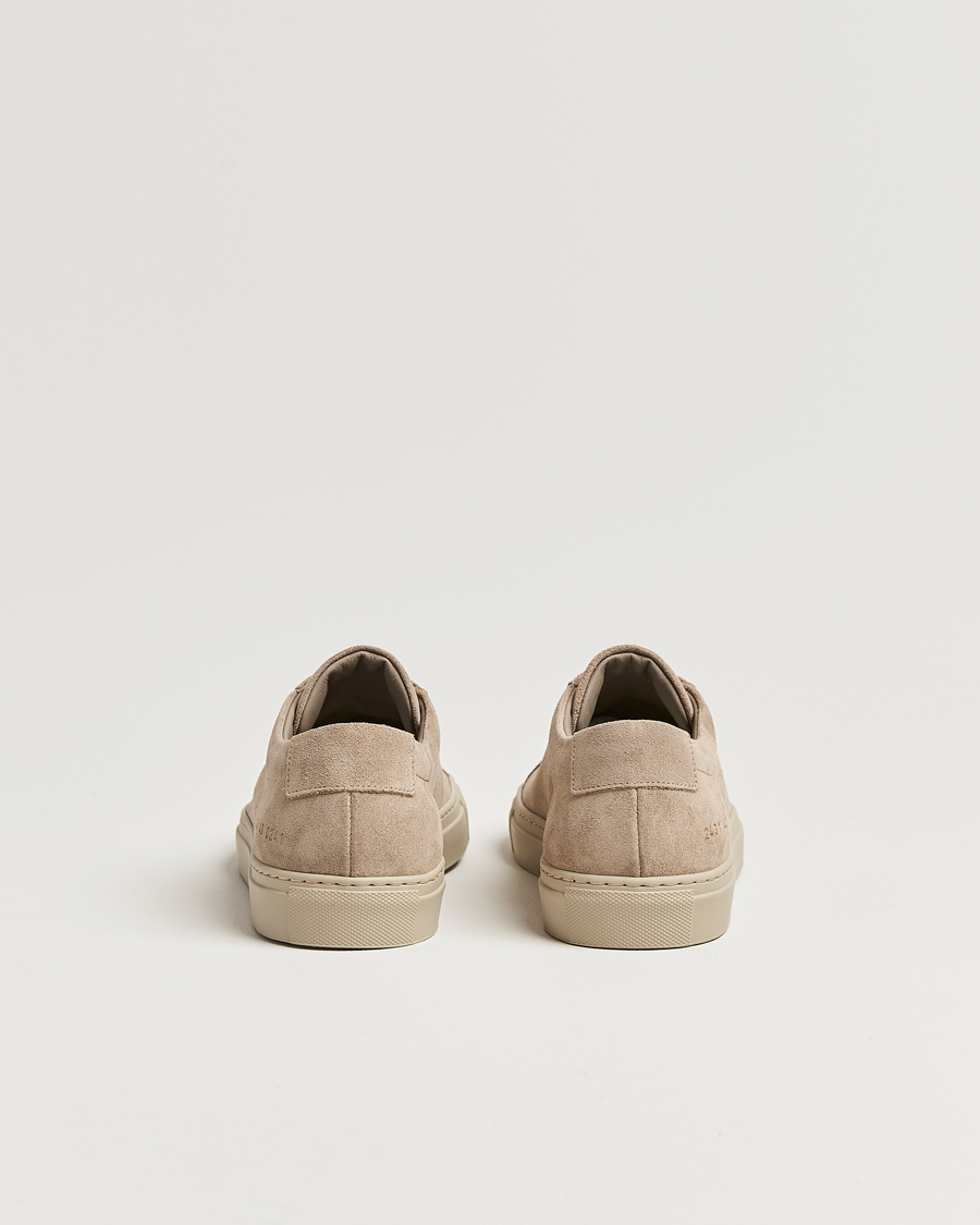 Mies | Common Projects Original Achilles Suede Sneaker Taupe | Common Projects | Original Achilles Suede Sneaker Taupe