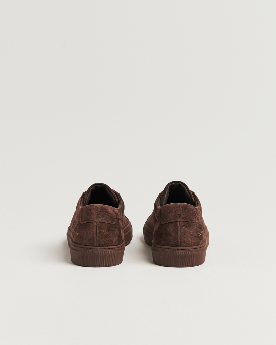 Mies | Common Projects Original Achilles Suede Sneaker Moka | Common Projects | Original Achilles Suede Sneaker Moka